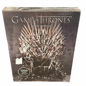 Game of Thrones - Iron Throne 1000 Piece Deluxe Puzzle HBO 2018 NEW SEALED